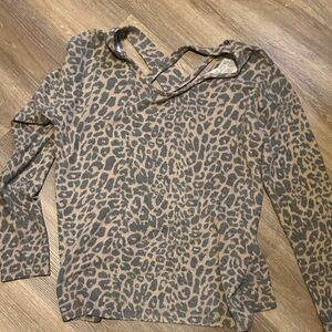 Daytrip Leopard Print Top - Brown and Black